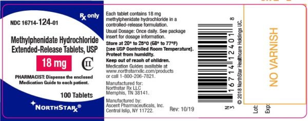 Methylphenidate 18mg